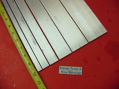 6 Piece 1/4″ Thick 1/2″ to 2-1/2″ x 10″ ALUMINUM FLAT BAR STOCK ASSORTMENT 6061