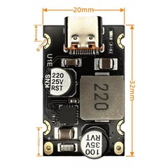 2X 65W Type-C DC 8~30V PD/QC Quick Charge Fast Charging Board USB Buck Modules