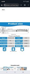 Suermany 301J Panic Bar Exit Device, Stainless Steel, Key & Emergency Sticker