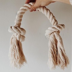 Cotton Rope 100% Natural Twisted Decorative Crafts Arts Pet Toy DIY 3/16 to 1.5″