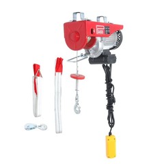 1320lbs Electric Winch 110V 1200W Mini Electric Hoist 14ft Wired Remote Control