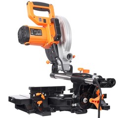 10in Single Bevel 2 Speed Sliding Miter Saw,5000/3200 RPM,3.5x13in Cutting