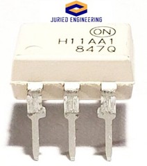 5PCS Fairchild ON Semiconductor H11AA1M H11AA1 DIP-6 Through Hole Optocoupler