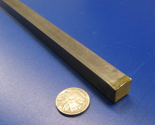 Square 4140/4142 Steel Bars, 5/8″ (- 0.008″) x 5/8″ Wide x 36″ Length