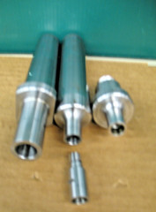 SIP SOCIETE GENEVOISE JIG BORER BORING HEAD SHANKS + ADAPTERS #45142, #14141,