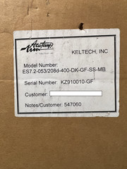 3Phase 208V KELTECH COMMERCIAL TANKLESS WATER HEATER ES7.2-053/208D Acutemp