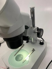 OMAX Zoom Stereo 10x 20x Microscope with Extra LED Ring Light