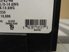 NSI AS-K2-H6 Modular Power Distribution (2) 2/0-14 Primary (6) 4-14 Secondary