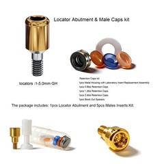 Zest Locator Abutment for ZimVie Zimmer TSV3.5mm Internal Hex Dental Overdenture