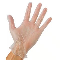 Clear Disposable Vinyl Cleaning Gloves (200 Ct One Size Fits Most)