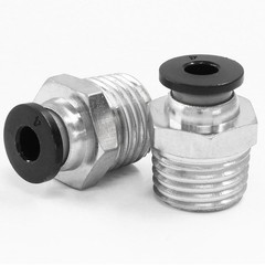 10 Pcs Push to Connect Fittings 4mm Tube OD x 1/4 Inch NPT Thread, Male Straight