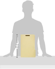 Manila Fastener Folders, Legal Size, 2 Fasteners, 1/3 Cut, 50/BX (FM313EE)