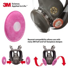 3M PPE RESPIRATORY PROTECTION REPLACEMENT RESPIRATOR CARTRIDGES FILTERS USA MADE