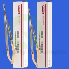 2 PC HU FRIEDY Castroviejo straight Needle Holder 7 18cm NH5024SIM