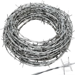 Real Barbed Wire 50ft 18 Gauge – Great for Crafts, Fences, and Critter Deterrent