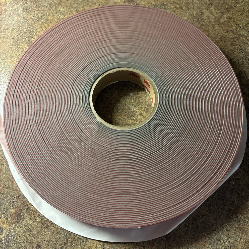 (1) Roll of 3M Gray GPH-160GF VHB Tape 1 in x 36 yd 25mm x 32.900m