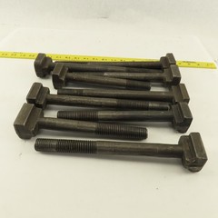 7/8″-9 Threaded T-Slot Bolt Assorted Lengths 8″-11″ Lot Of 9
