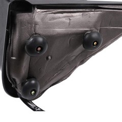 Black L&R Side Mirrors 01-02 Chevy Silverado 1500 HD Heated Manual Folding