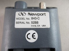 NEWPORT OPTICAL POWER METER MODEL 840 w/ Case, Power Adapter