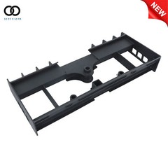 Pallet Fork Frame W Receiver Hitch & Spear Sleeves Skid Steer 4000lb Heavy-Duty
