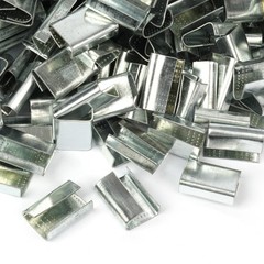 U.S. Solid 500pcs Open Serrated Metal Seals for 5/8 in Strapping