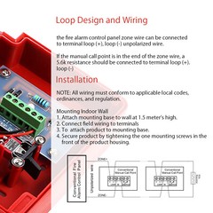 Fire Alarm Dual Action Manual Call Point Wired Emergency Pull Station