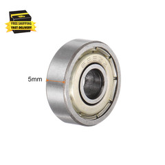 15Pcs 625ZZ Deep Groove Ball Bearings 5Mm Bore 16Mm OD 5Mm Thick Carbon Steel Do