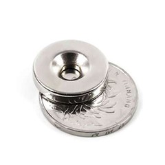 N35 Magnets With 5mm hole Rare Earth Round Craft Magnet Dia 20mm Thick 4mm lot