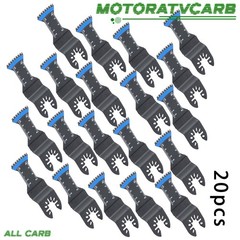ALL-CARB 20 Pack Japanese Tooth Curved Edge Oscillating Multitool Saw Blades
