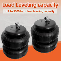 2pc Air Spring Bag Kit 2003-2013 Dodge Ram 2500 3500 8 Lug 5000lbs Towing Kit
