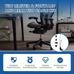 Tilt Limiter & Forward Rear Tilt Cable Kit Compatible with Herman Miller 1996…
