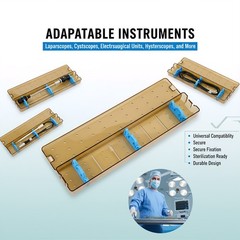 PPSU Sterilization Tray Autoclave Case for Laparoscope Cystoscope Hysteroscope