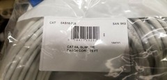 LEVITON 6AS10-75S 75ft CAT 6A Slimline Patch Cord NEW