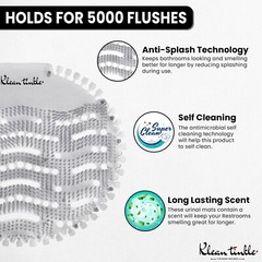 3 – 50 Scented Bathroom Urinal Screens Deodorizing Anti-Splash Fresheners Mats