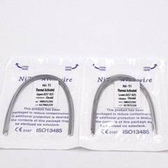 Dental Ortho Thermal Activated Niti Arch Wire Rectangular Ovoid/Square/Natural
