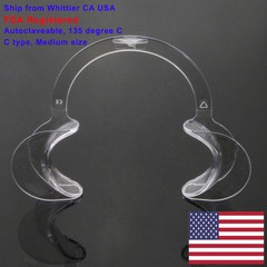 20pc EZGO S/M/L Dental Mouth Opener Lip Cheek Retractor C-Shape Adult Kid Game