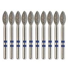 Zirconia Cutting Diamond Burs Football Bur 368 Fine Medium Grit FG Friction Grip