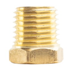 1/4″ Male x 1/8″ Female NPT Hex Bushing Adapter Pipe Reducer Brass 110C 10 Pack