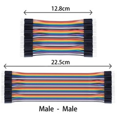 Aypzuke 10cm 240pcs Breadboard Jumper Wires Cable Kit Male 10cm, Multicolored
