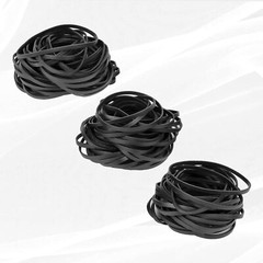 150 Pc Black Rubber Band Size 33 Strong Elastic Band Loop for Office School Home