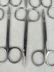 10 Iris Scissors 4.5″ Straight Surgical Dental Instruments