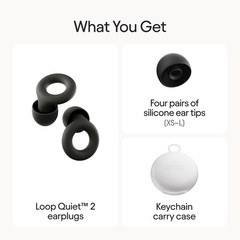 Official Loop Quiet 2 Earplugs – Ultra-Comfy Noise Reduction for Sleep & Focus