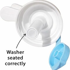 2 Pack 50mm Threaded Water Jug Dispenser Valve, Fits 1–5 Gallon 50 mm mout