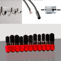 60 Pcs round Rubber End Caps Vinyl Cover Screw Thread Protectors Assortment Kit