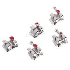 AZDENT Dental Ortho Brackets Mini Roth Slot.022/018 Hooks 3-4-5 Metal Braces