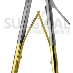 Sinus Needle Holder V Type 5 X 330mm Laparoscopy Laparoscopic Endoscope Forceps