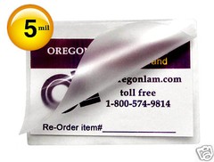 2500/pack File Card Hot 5 Mil Laminating Pouches 3-1/2 x 5-1/2 Clear 3.5 x 5.5