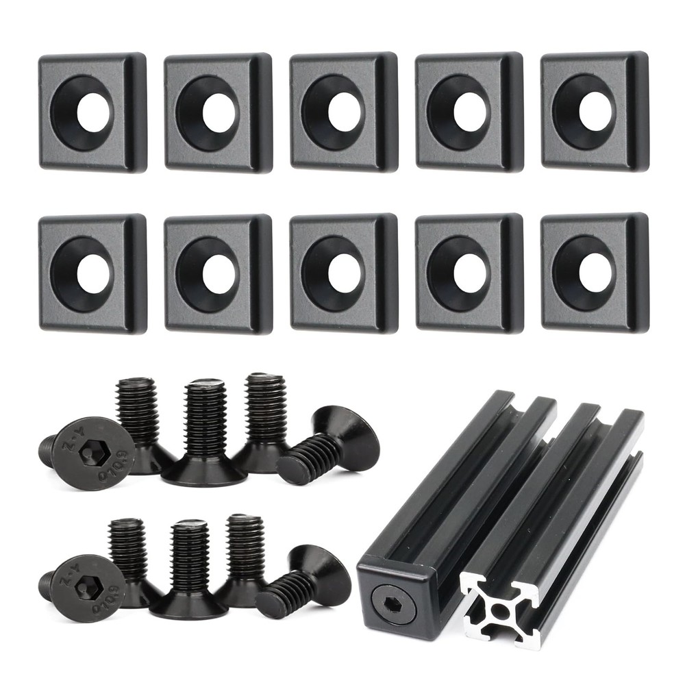10Pcs 2020 Aluminum Extrusion T Slot End Cap Bracket 20 Series Extruded Hardw…