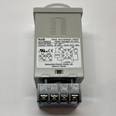 NAIS ATC94843 / PM4S-A2C60M-AC120V Multi-Range Timer Analog 0.5s-60min