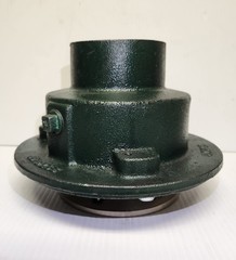 3″ NO-HUB FLOOR DRAIN WHIT 5″ ADJUSTABLE NIKALOY STRAINER WHIT 1/2″ TRAP PRIMER